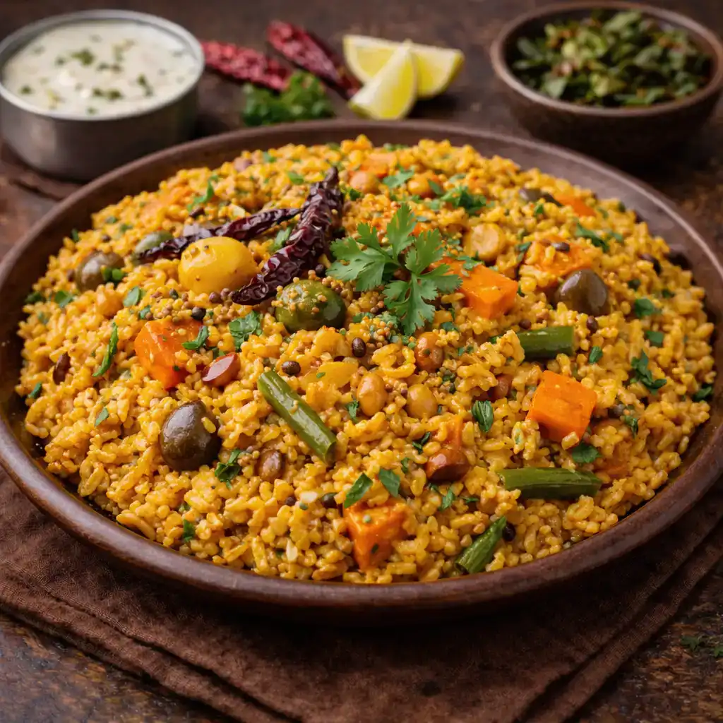 Sambar Rice at Hashtag India